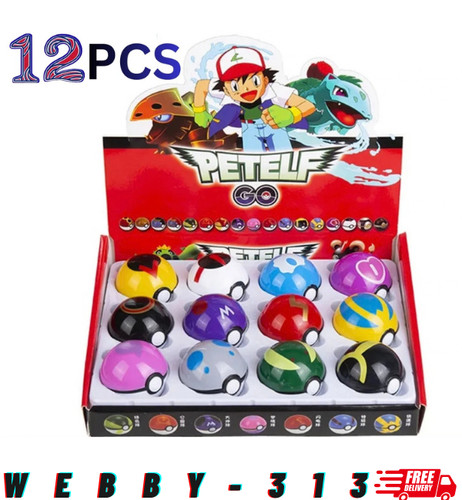 12pcs ball pokeball - pokeball, set
