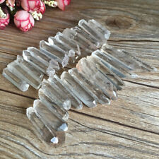 Polishing Natural Clear Quartz Crystal Points Terminated Wand Specimen 100g