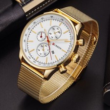 Mens Big Dial Quartz