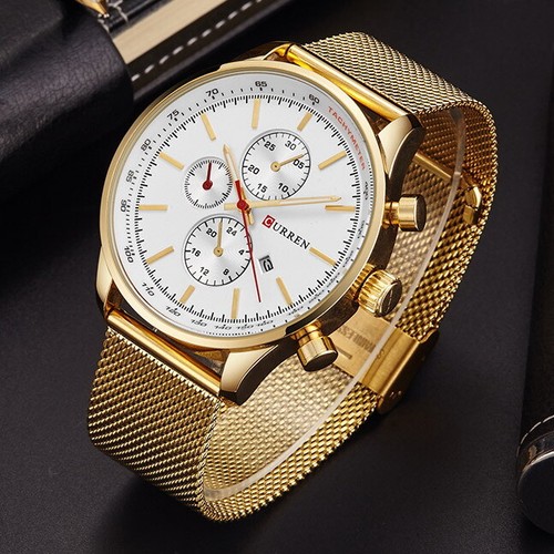 Mens big dial quartz - mens,