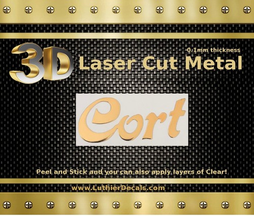 Cort guitar decal metal - decal,