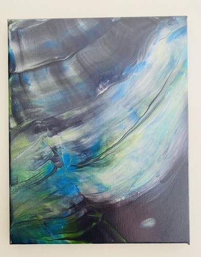 Abstract acrylic fluid art - abstract,