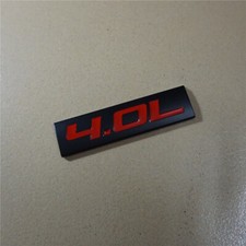 1x Black 4.0L Red Matte Metal