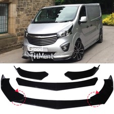 Glossy Black Front Bumper Chin