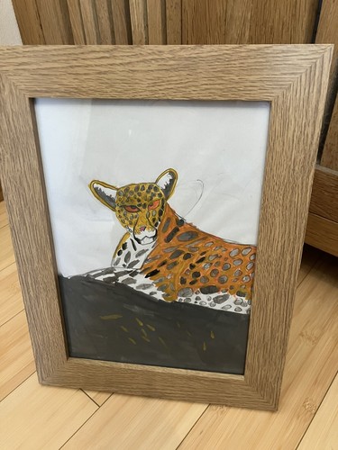 Original jaguar watercolour - original,