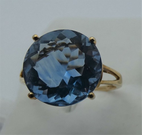 Colour change fluorite ring - colour,
