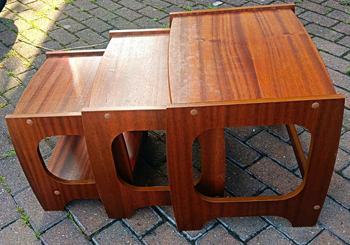 Vintage teak nest tables - nest, of
