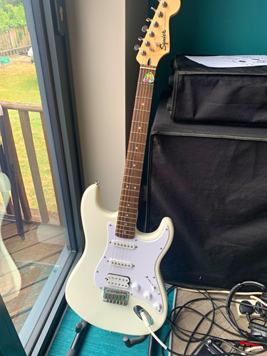 Squier stratocaster white - squier,