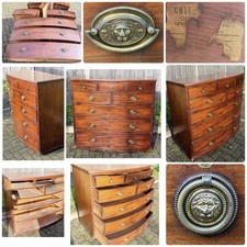 Antique Edwardian Bow Fronted