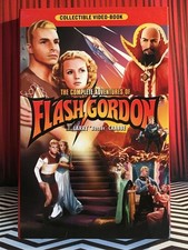 The Complete Adventures of FLASH GORDON (DVD, 4-Disc) Collectible Video Book. R1