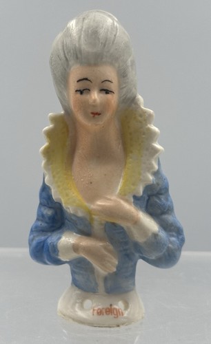 Antique pin cushion - pin, doll.