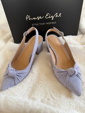 Knot Block Heel Pale Blue