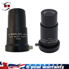 For Celestron 1.25inch Eyepiece Set Universal 5X & 3X Telescope Barlow Lens UK