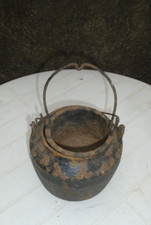 Cast Iron Antique Vintage Glue Smelting Pot Glue Pot 