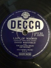 1955 DAVID WHITFIELD 78 LADY