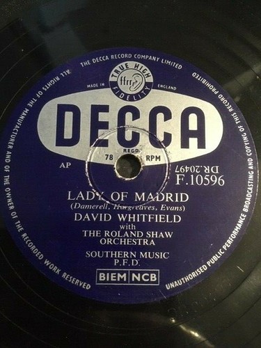 1955 david whitfield lady - whitfield,
