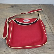 Cotton Traders Red Travel Bag With Adjustable Shoulder Strap