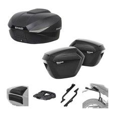 SHAD Case Kit SH58X and SH23K 3P Suitcases for Kawasaki 1000 KLZ VERSYS 2019-202