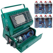 Portable Butane Gas Heater + 8