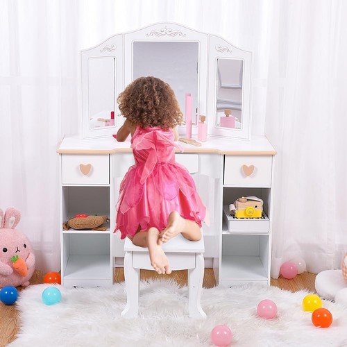 Kids vanity set with mirror - kids,