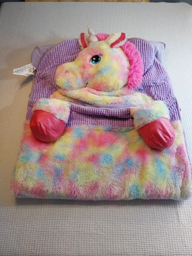 Unicorn plush sleeping bag - unicorn,