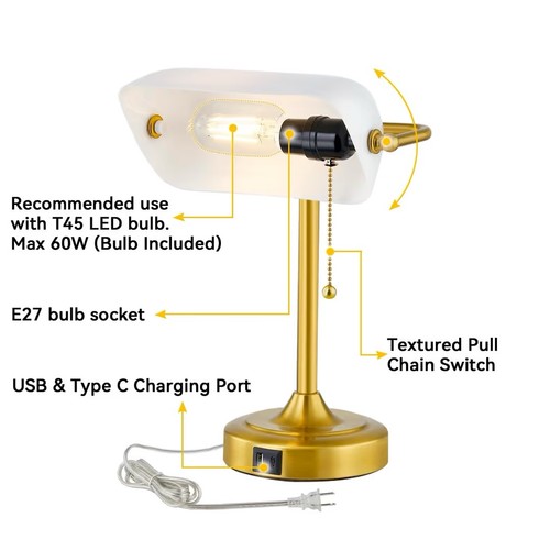 Gyrovu bankers desk lamp - bankers,