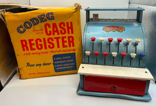 Vintage 1960s codeg tin toy - codeg,