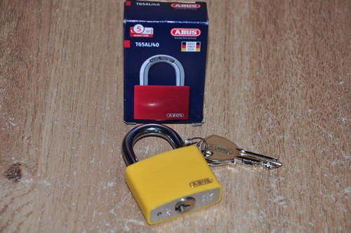 Abus t65al yellow - abus, aluminium