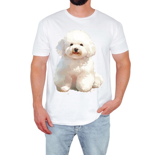 Cute bichon frise mens shirt - frise,