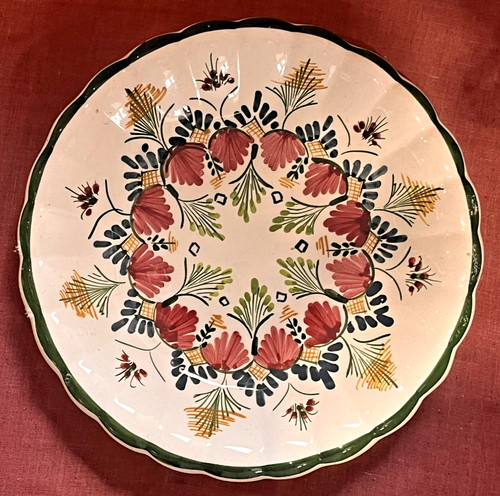 Mid century hand painted - mid, 7.5"