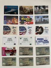 Joblot Vintage 1990s American USA ? Phone Cards Retro Film Prop British Rare (T)