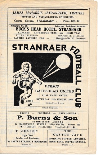 Stranraer gateshead - stranraer,