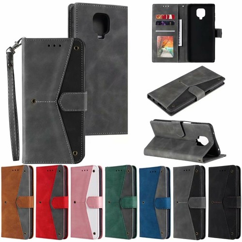 Contrast leather wallet phone - contrast,
