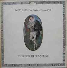 2xLP Dowland / The Consort Of Musicke First Booke Of Songes 1597 NEAR MINT