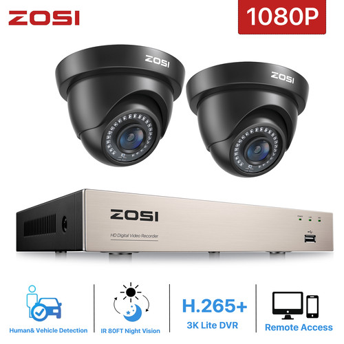 Zosi channel cctv system 2 - channel,
