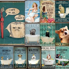 Tin Sign Retro Metal Wall Home