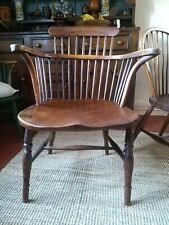 A Good Victorian Windsor Armchair with Wide  Seat Thames Valley