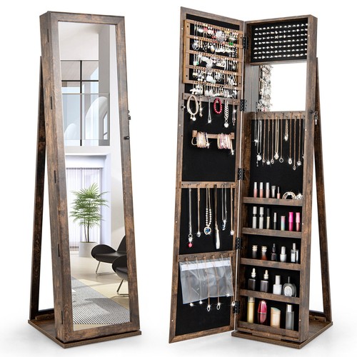 Floor jewelry cabinet armoire - floor,