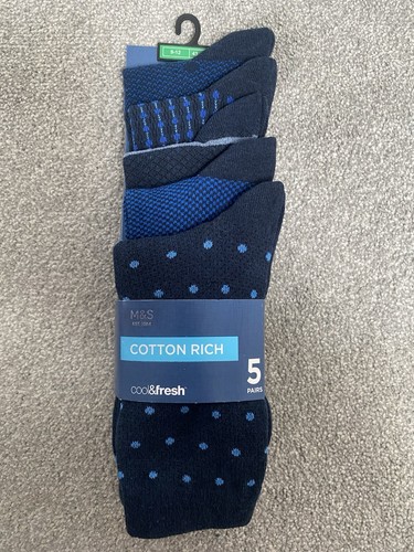 Brand new blue multi - new, m&s