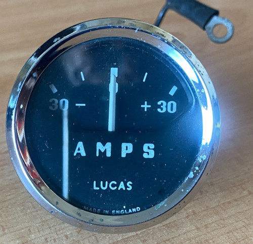 Lucas ammeter 30a vintage - lucas,