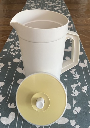 Vintage tupperware jug with - vintage,