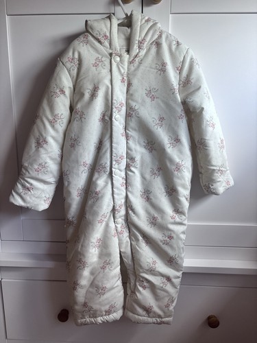 Girls floral pram suit - m&s,