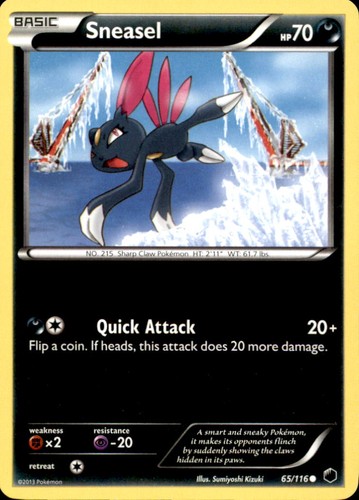 Pokemon plasma freeze sneasel - freeze,
