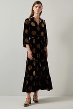LK Bennett Lulu Black & Gold