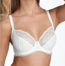 BNWOT Freya Pollyanna Underwired Non-Padded Bra 28E 30J White