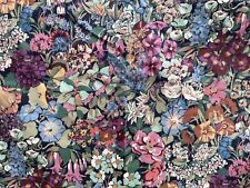 560cm Vintage Liberty Fabric "Cottage Garden" purple/blue/taupe