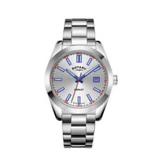 Rotary Henley Men's Silver