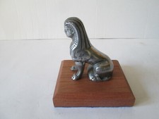 Armstrong-Siddeley alloy upright Sphinx 12 and 14HP  .car mascot.hood ornament. 