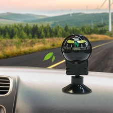 Car Vehicle Dashboard Navigation Compass Ball Adjustable for Boat Marine Truck