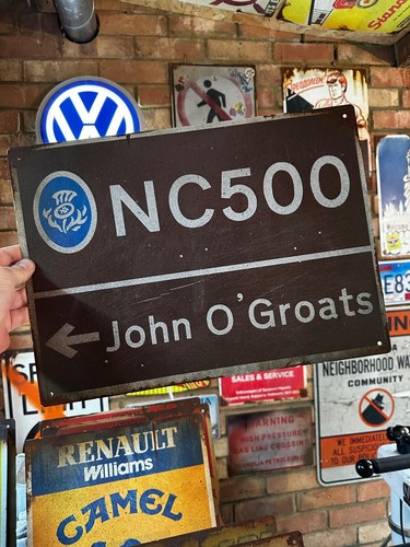 Nc500 scotland roadtrip - roadtrip, sign